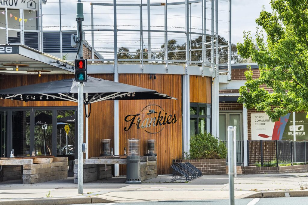 P+G Builders project - commercial fit-out at Frankies At Forde